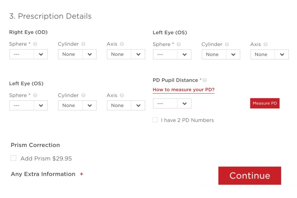 Prescription details