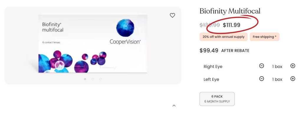 Biofinity Multifocal at Stanton Optical