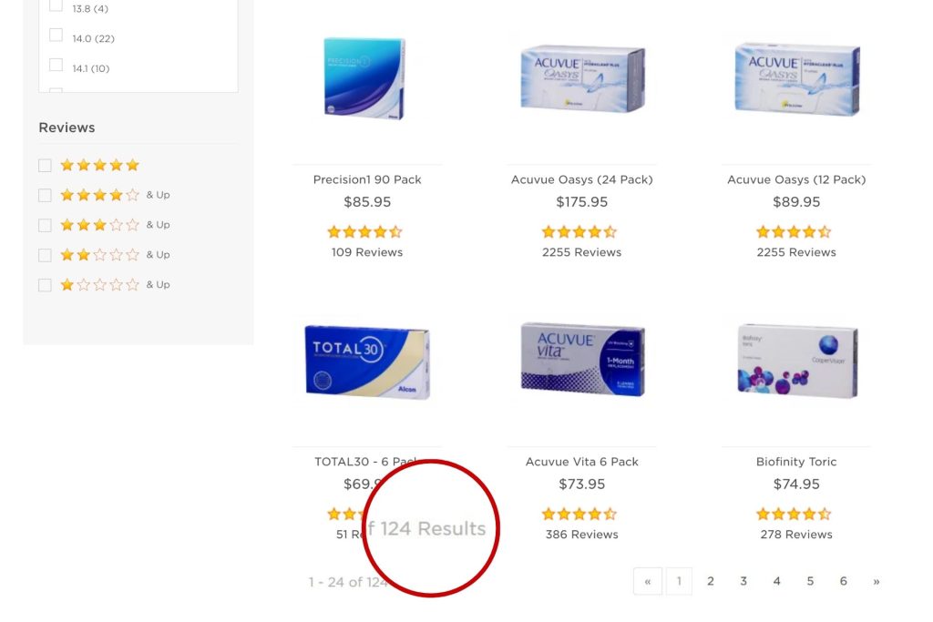 EZContacts number of contacts