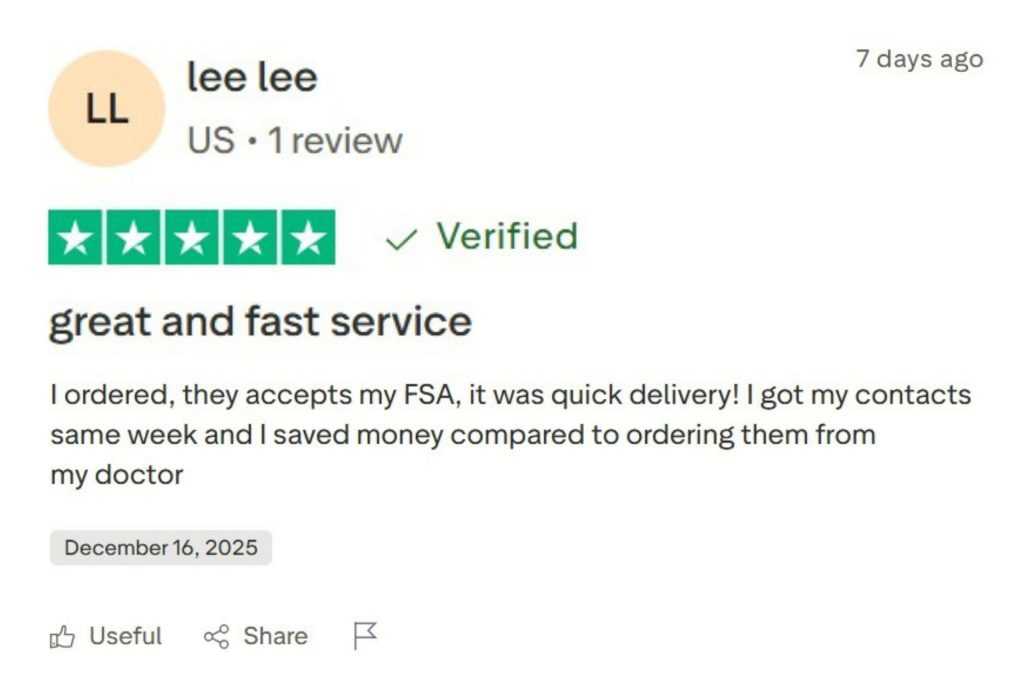 EZContacts customer review