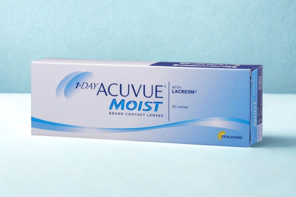 1-DAY ACUVUE® MOIST Brand Contact Lenses with LACREON®