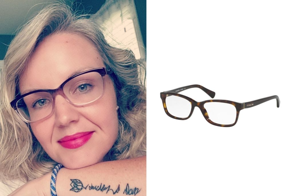 Coach HC6089 featuring dark tortoise frames