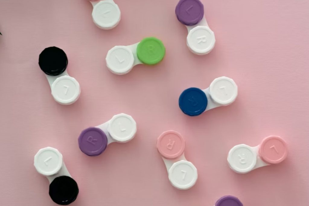 Contact lenses in cases