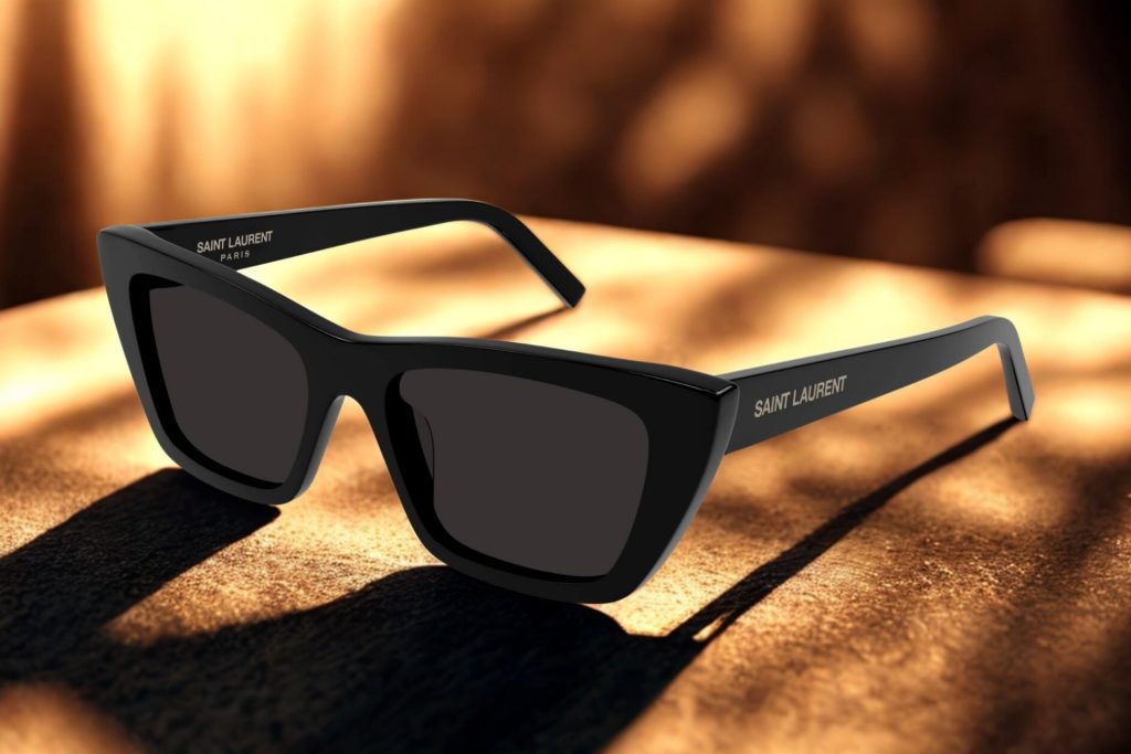 Saint Laurent SL 276 MICA black cat-eye sunglasses