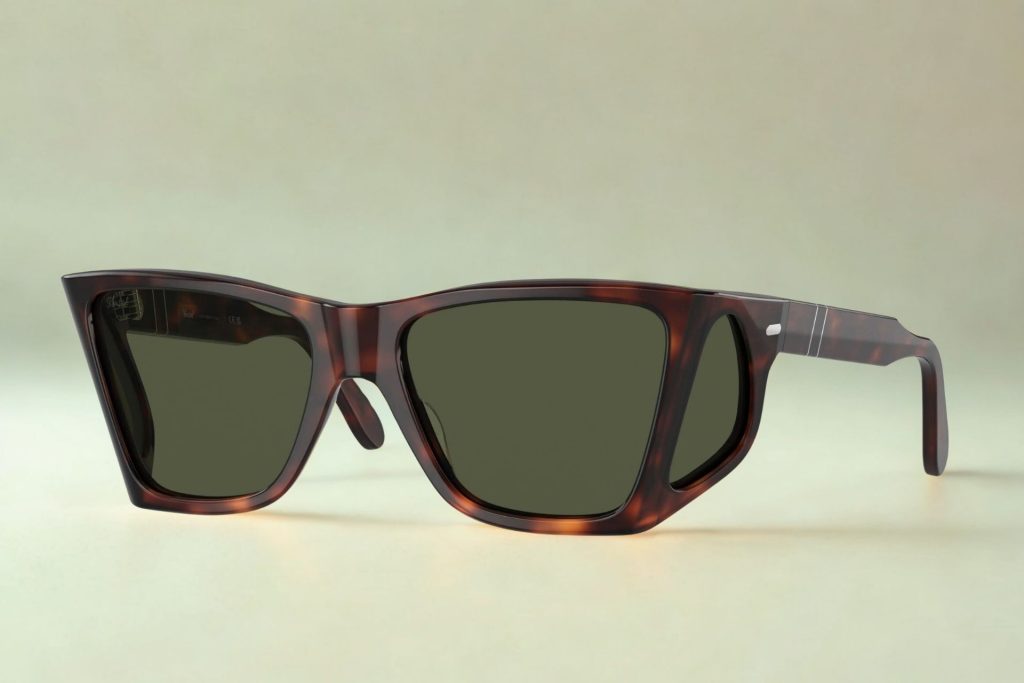 Persol PO0009 sunglasses with angular shape