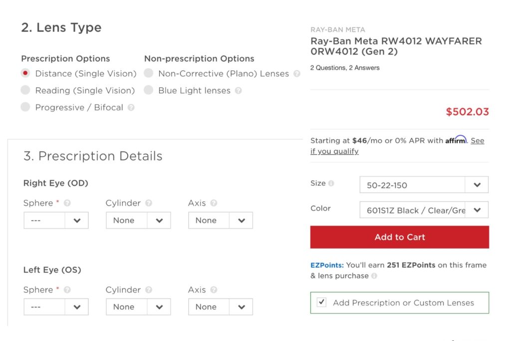 Ray-Ban Meta RW4012 WAYFARER 0RW4012 (Gen 2) glasses