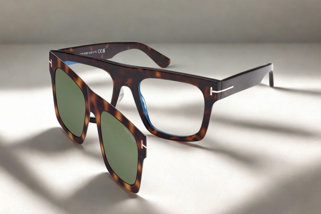 Tom Ford FT6068-B With Clip On
