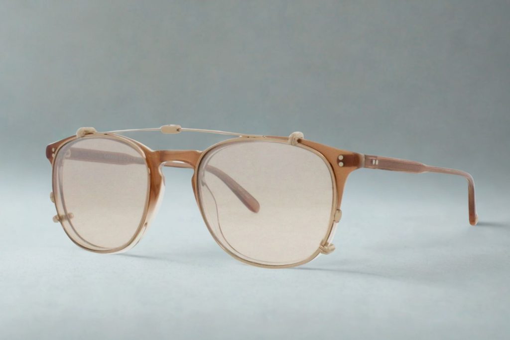 Garett Leight KINNEY clip-on glasses