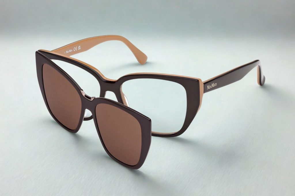 Max Mara MM5212 glasses with clip on