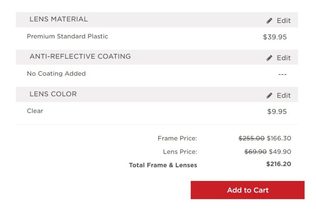 OAKLEY OX8190 glasses cost at EZContacts