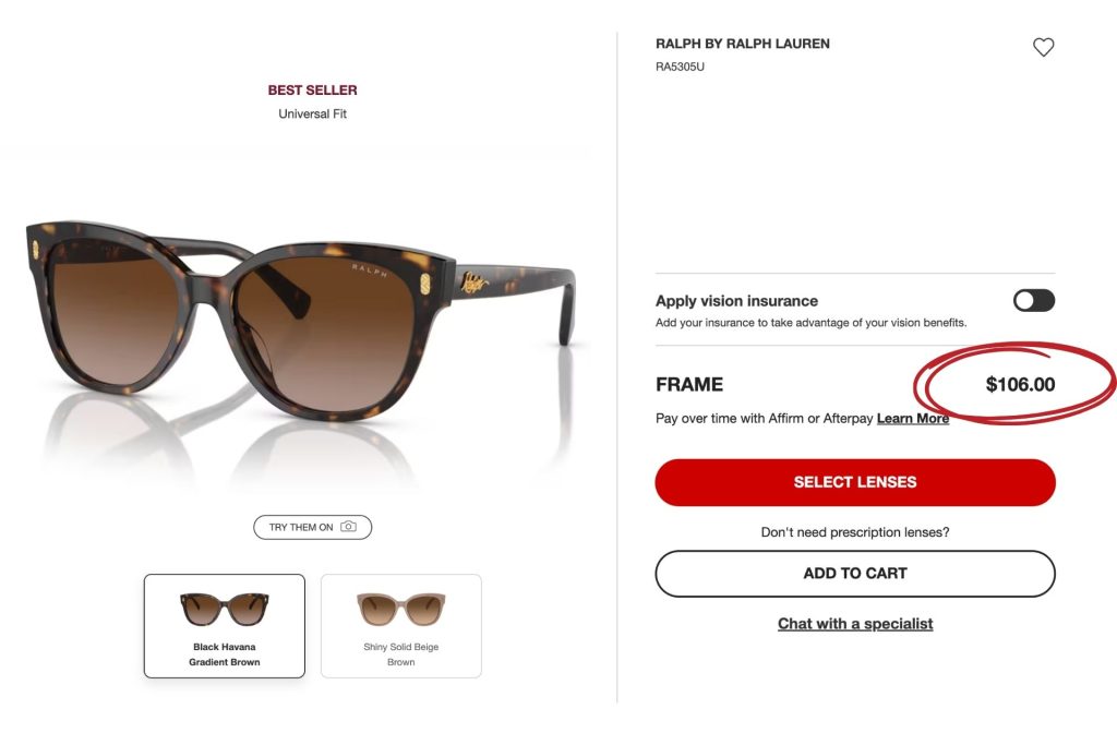 Ralph by Ralph Lauren RA5305U sunglasses