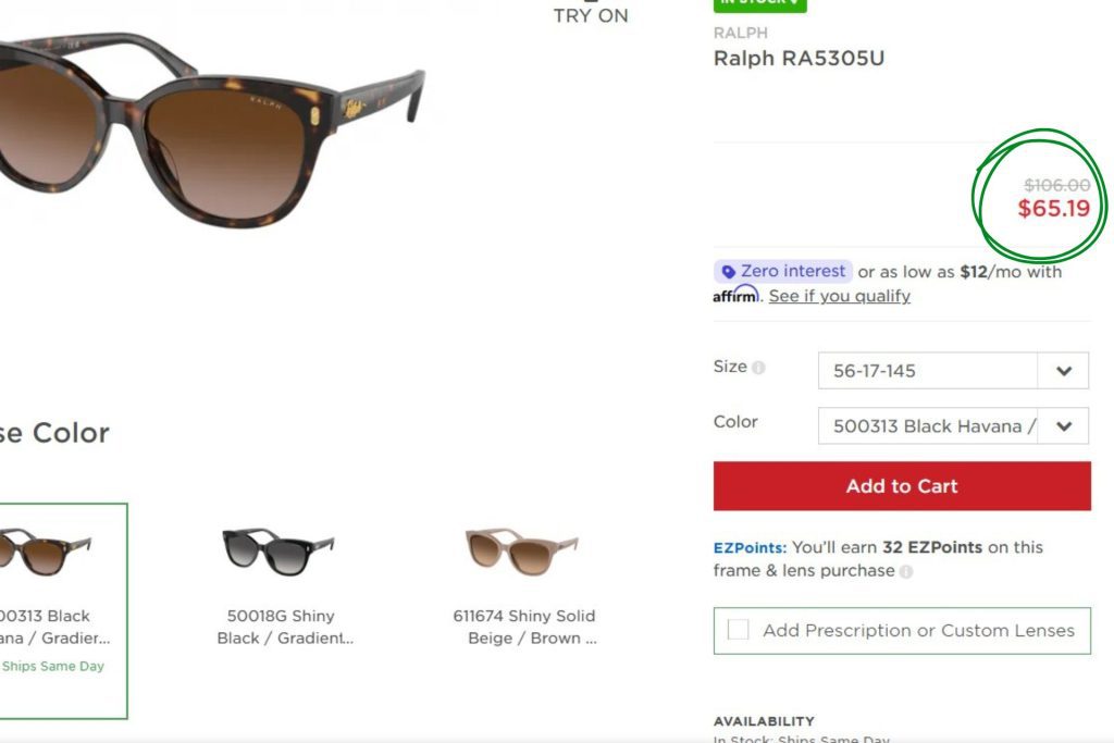 Ralph by Ralph Lauren RA5305U sunglasses