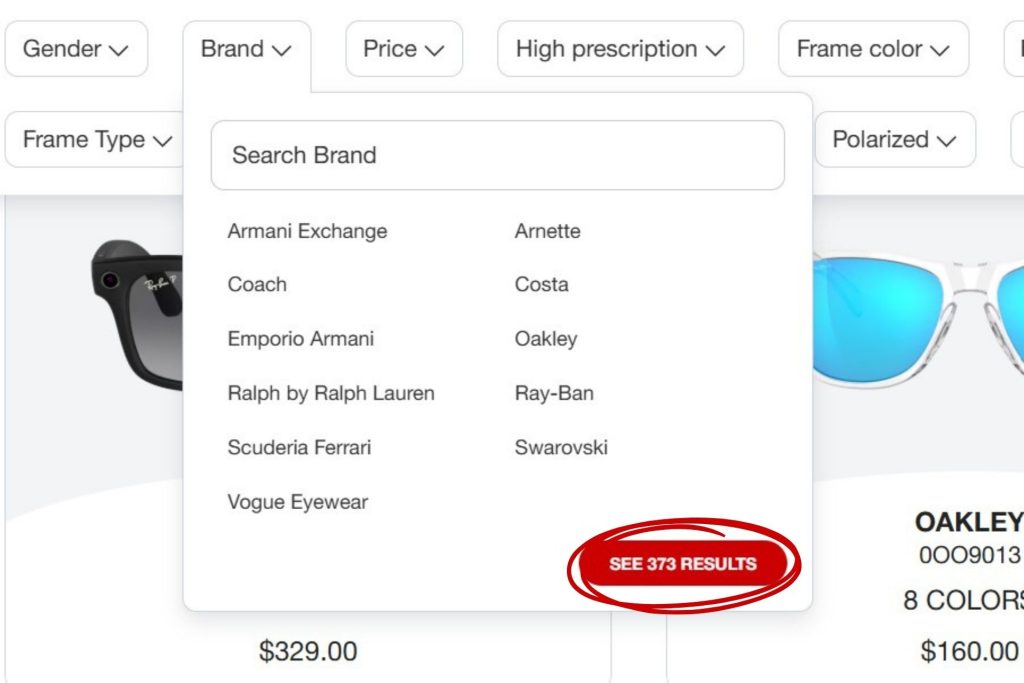 Target Optical number of sunglasses