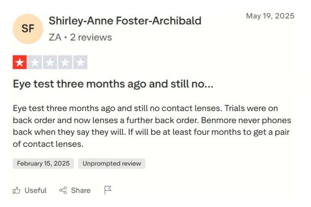 Visionworks customer review