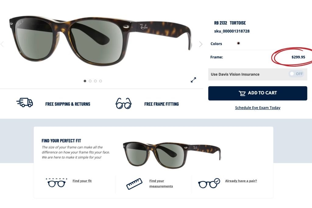 Ray-Ban RB2132 sunglasses at Visionworks