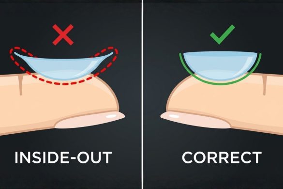 How to Tell if Your Contact Is Inside Out | EZOnTheEyes