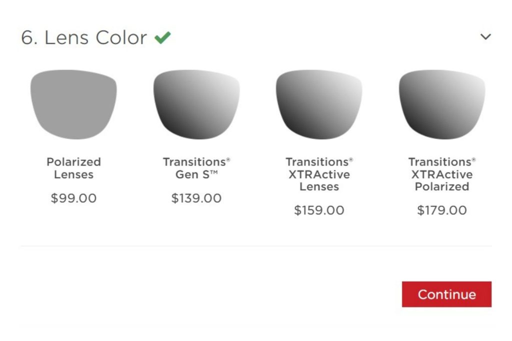Sunglass lenses at EZContacts