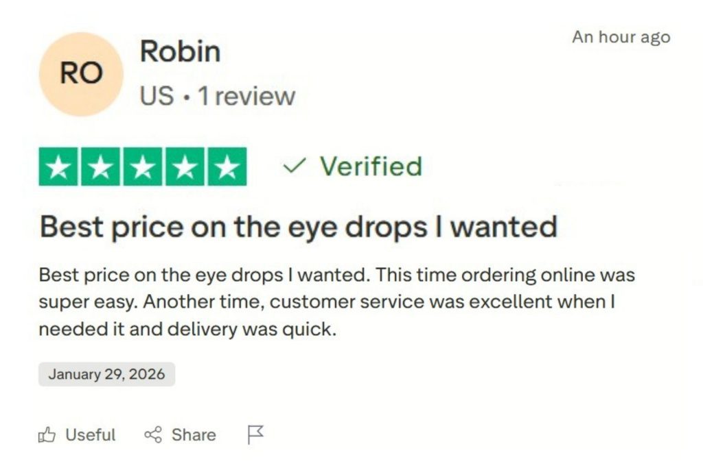 Trustpilot review screenshot