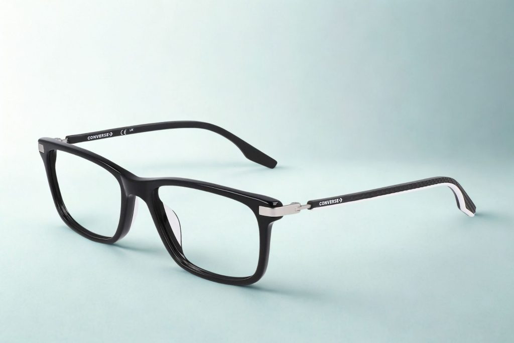 Converse CV5071 glasses with black rectangular frames