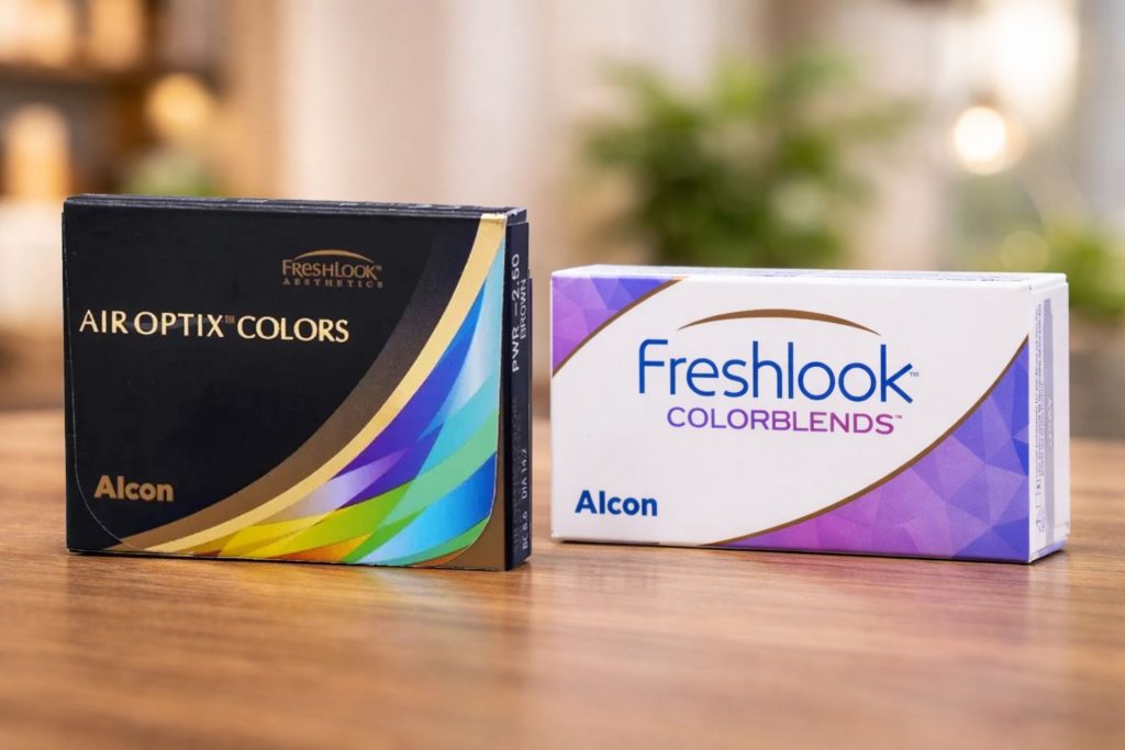AIR OPTIX COLORS and FreshLooks Colorblend contact lenses
