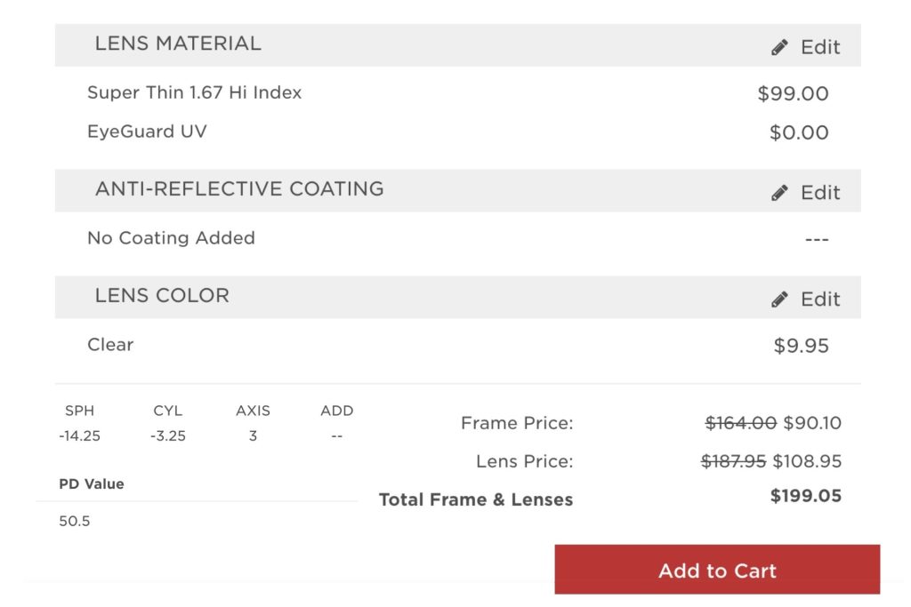 Cost of Lacoste L2692 black eyeglasses on EZContacts