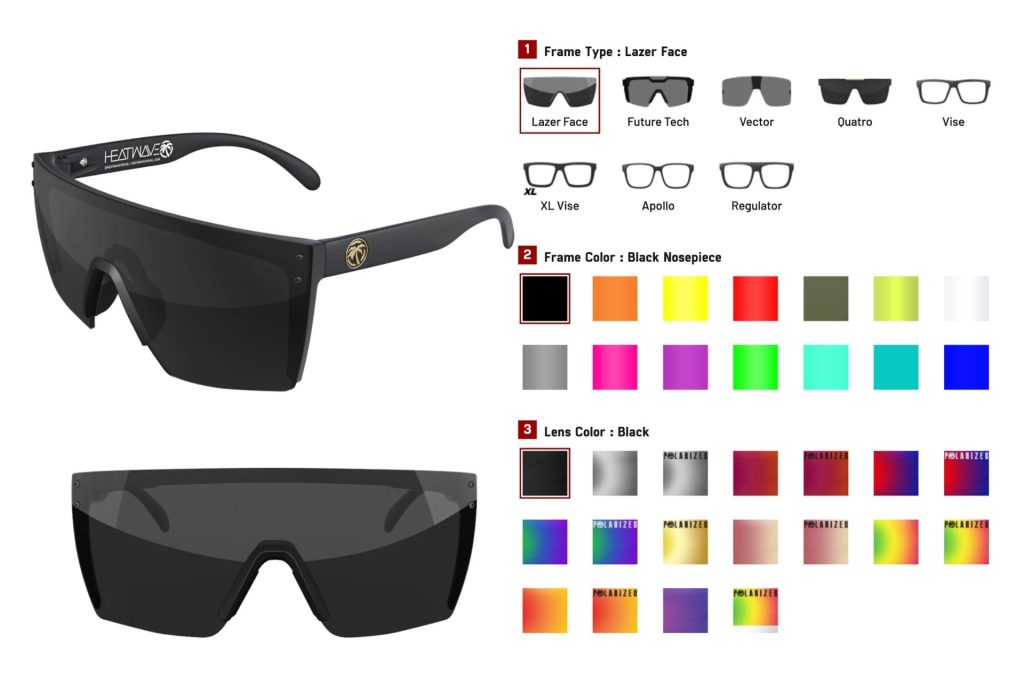 Heatwave Lazer Face sunglasses