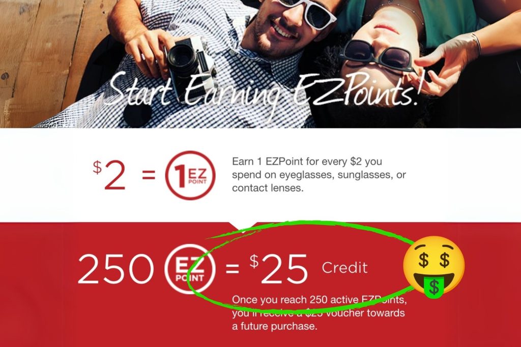 EZPoints discount offer