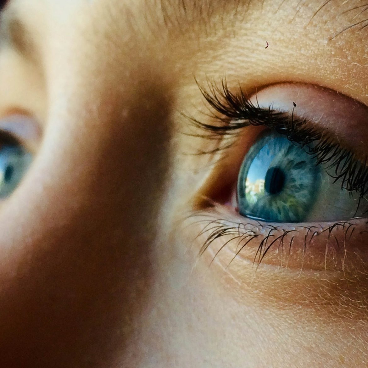 Close-up of a blue eye