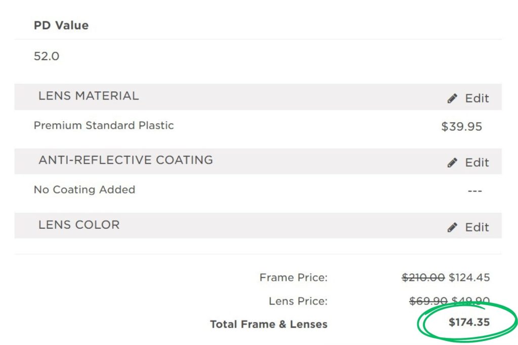 Coach HC6271U glasses price on EZContacts