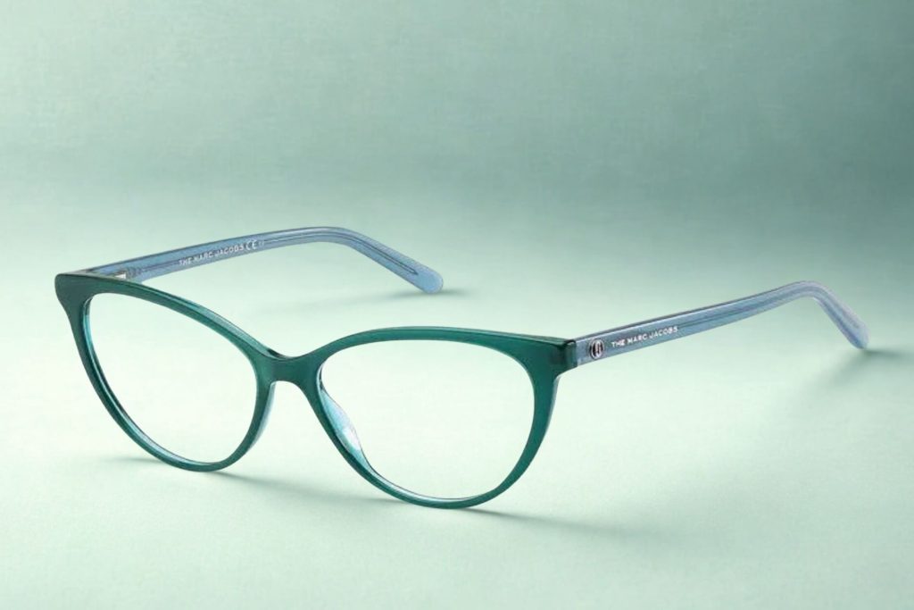 Marc Jacobs MARC 560 green cat-eye glasses