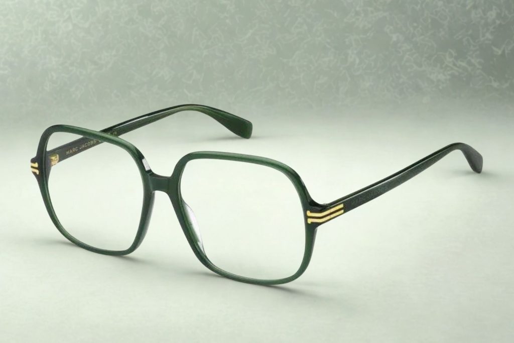 MARC JACOBS MJ 1098 green oversized glasses