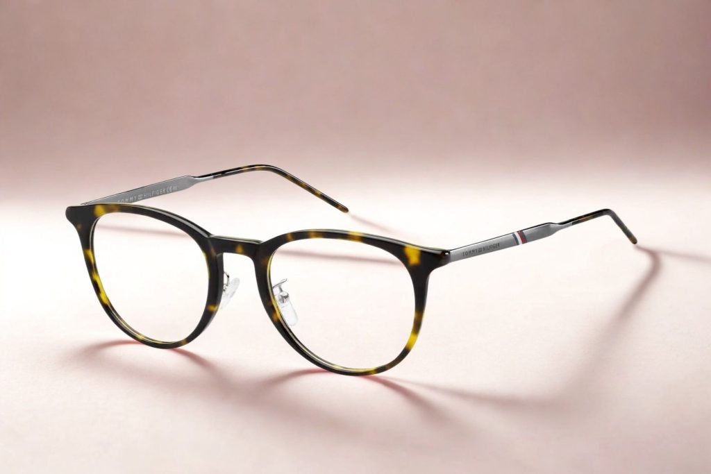 Tommy Hilfiger Th 1624/F round glasses in tortoiseshell