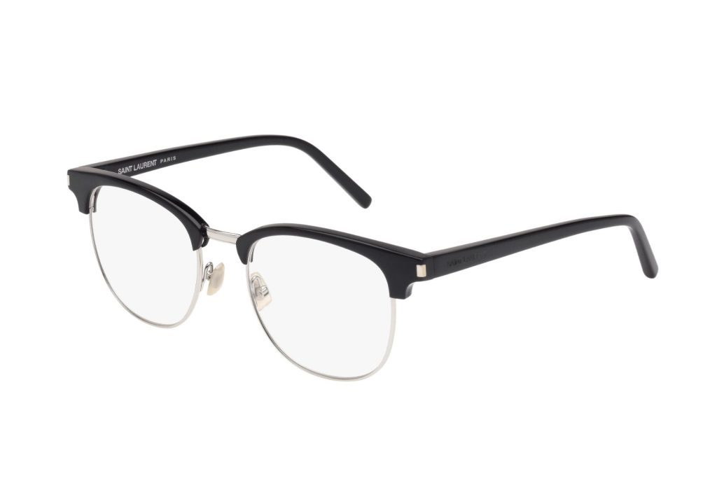 Saint Laurent SL 104 semi-rimmed glasses