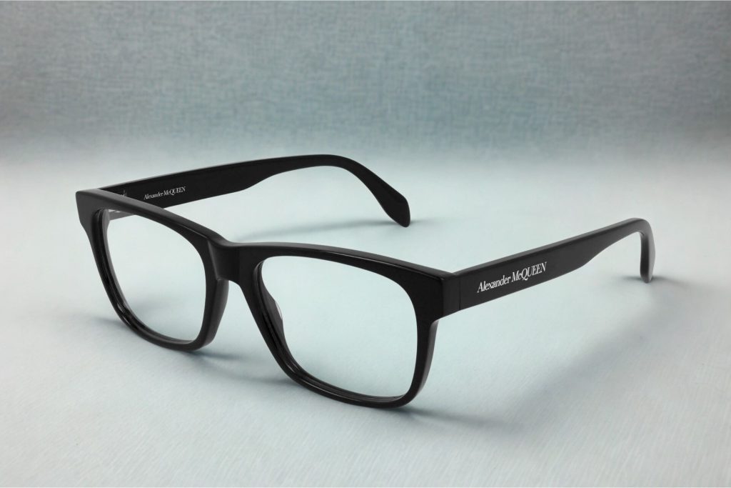 Alexander Mcqueen AM0307O black glasses