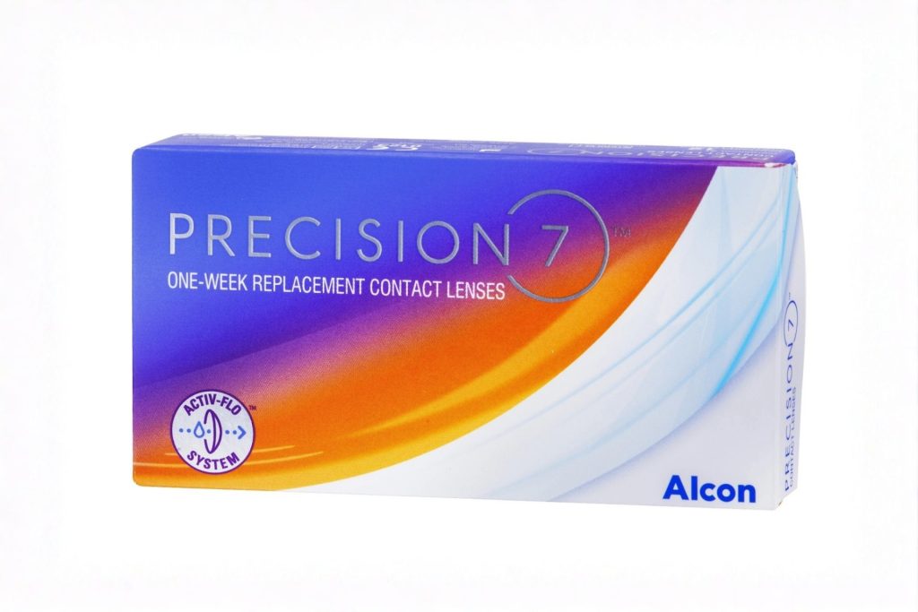 Box of PRECISION7 contact lenses