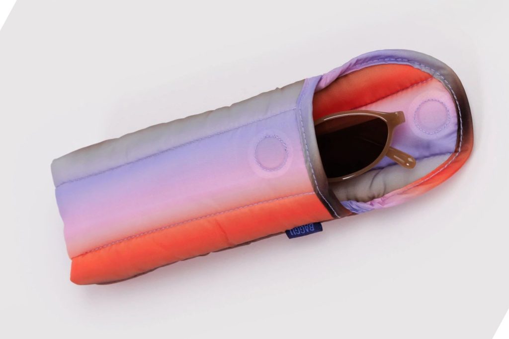 Baggu puffy glasses sleeve