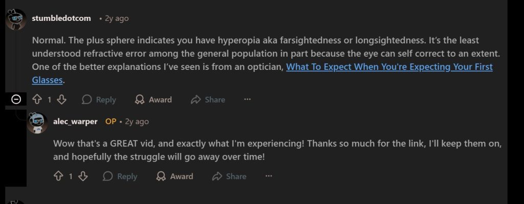 Reddit screenshot