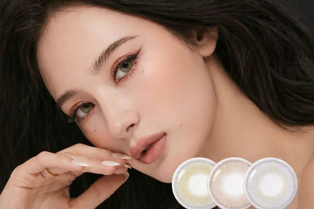 Olens smoky colored contacts