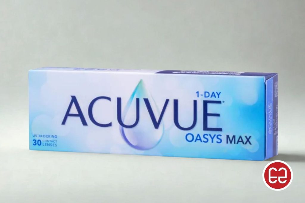 Box of ACUVUE OASYS Max lenses