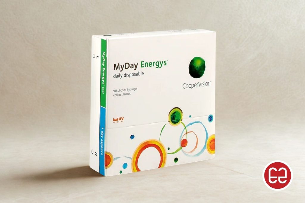 Box of MyDay Energys contact lenses