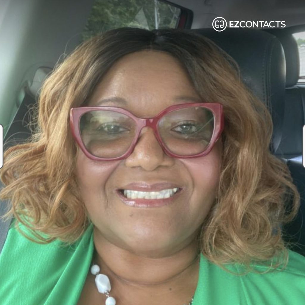 Customer wearing Prada PR 18WV glasses