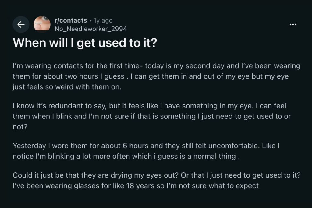 Reddit screenshot