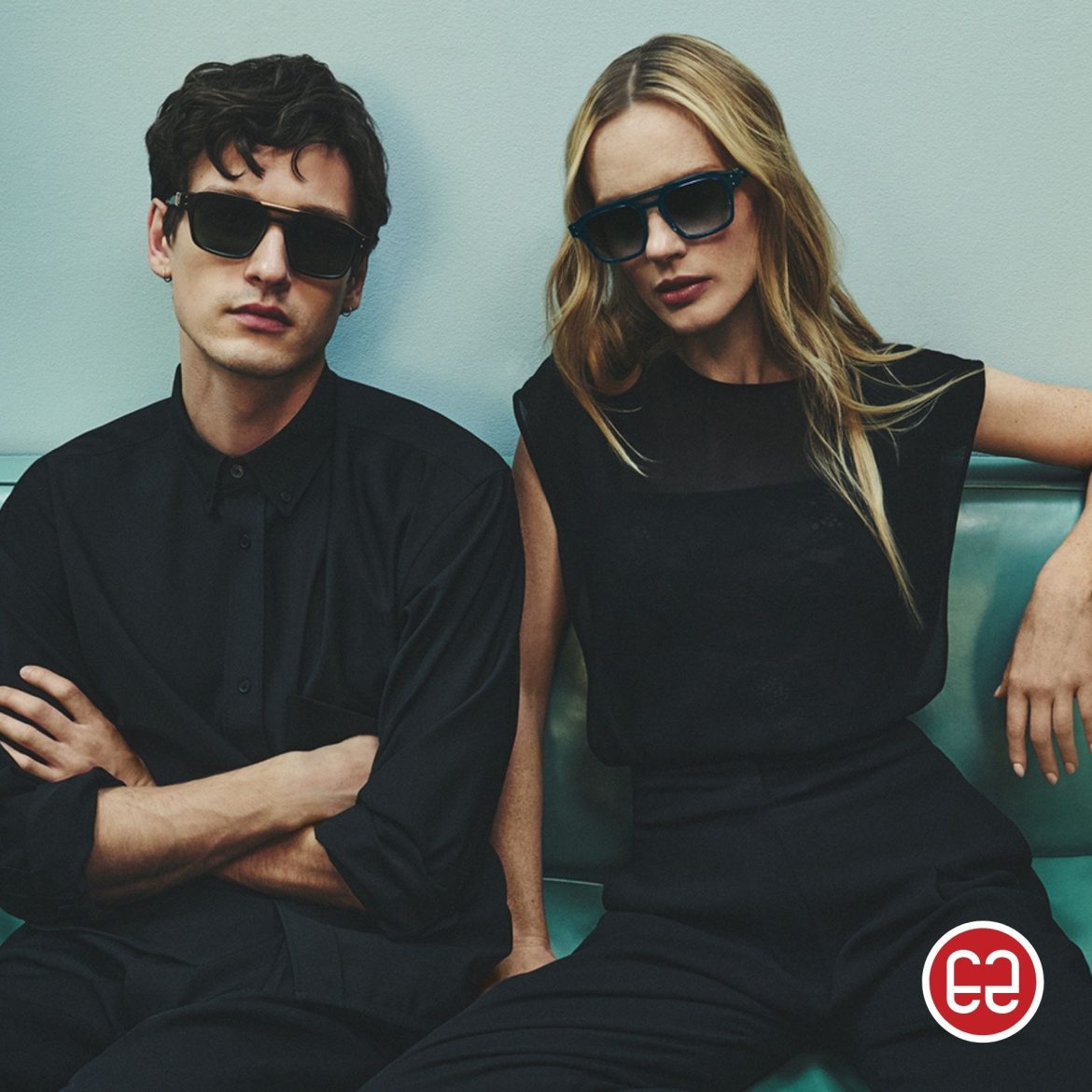 Models wearing Robert Marc aviator sunglasses