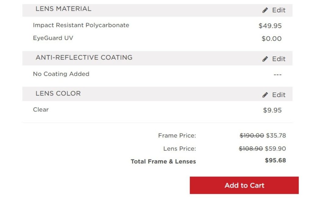 Cost of Hugo Boss 0293 glasses at EZContacts