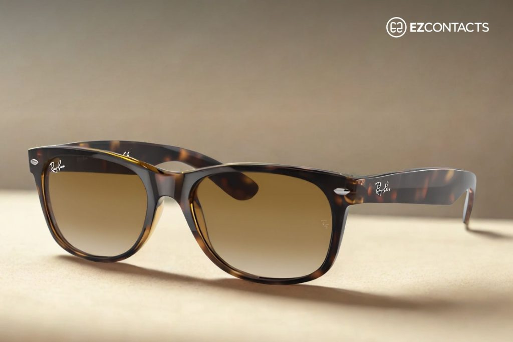 Ray-Ban RB2132 New Wayfarer sunglasses with Havana frames