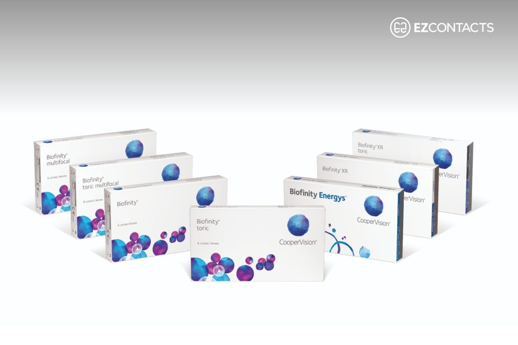 Range of CooperVision’s Biofinity Lenses
