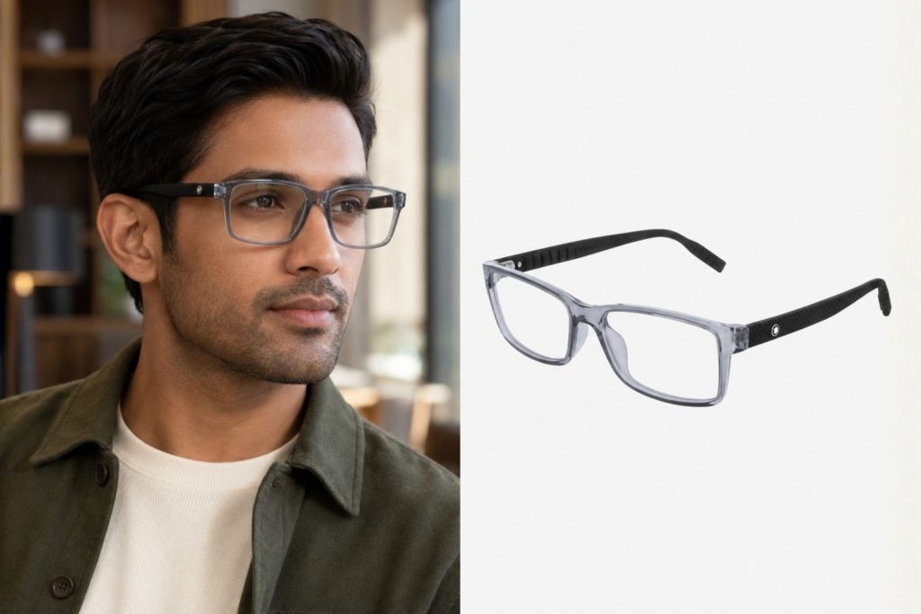 Montblanc MB0066O rectangular glasses