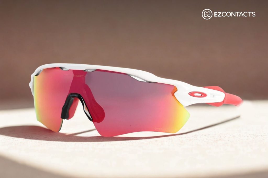 Oakley Radar EV Path Sunglasses With Red Lenses
