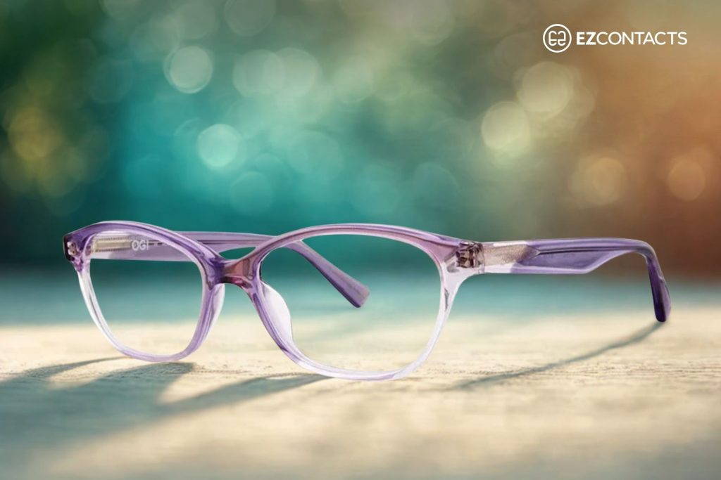 OGI Eyewear 9117 glasses with purple frames