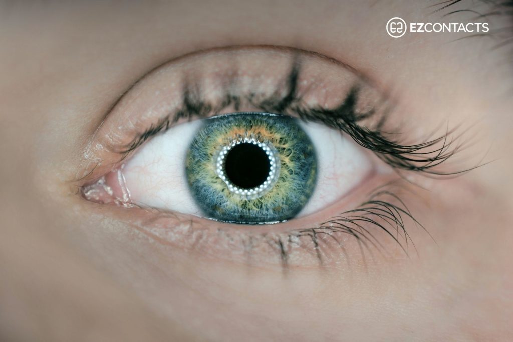 Close-up of a blue eye